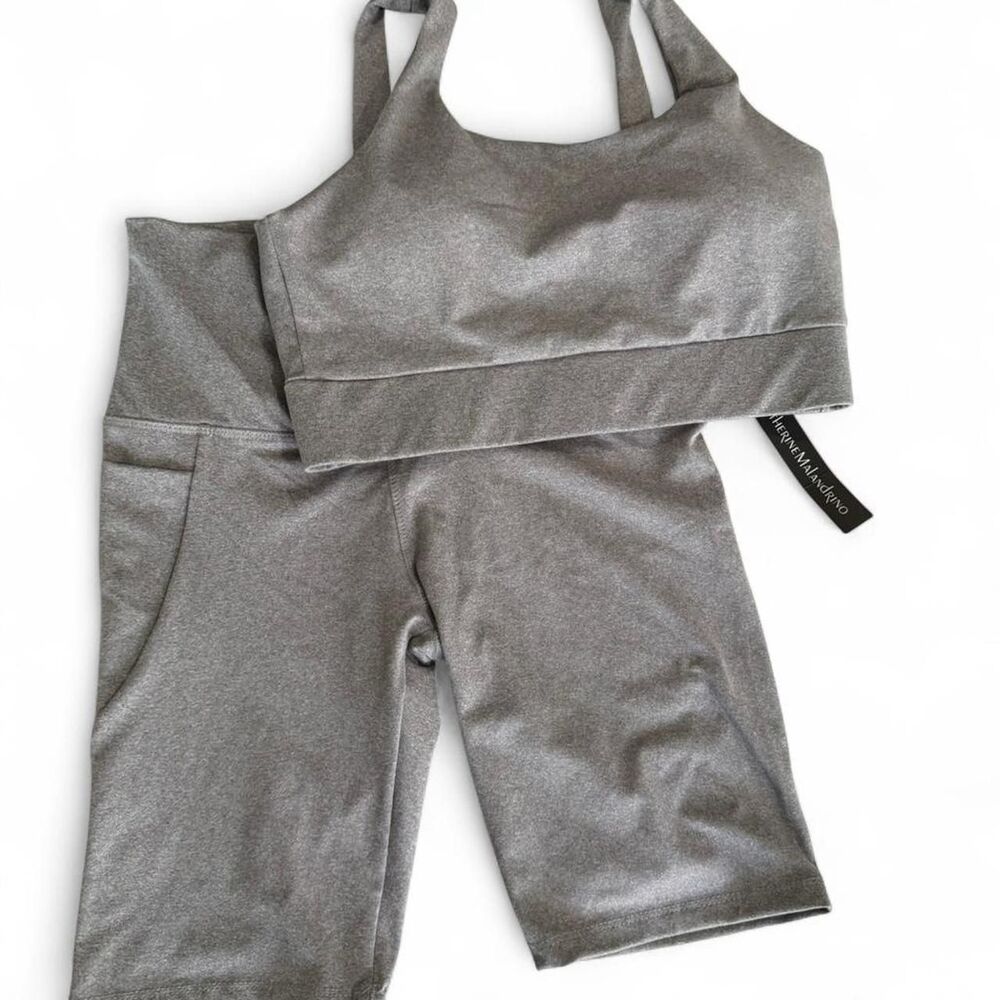 Catherine-malandrino Women's Grey and Silver Shorts